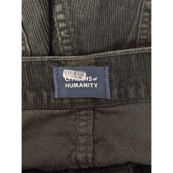 Citizens of Humanity Pants 27 Womens Paloma Baggy Brown Corduroy - Picture 6 of 8